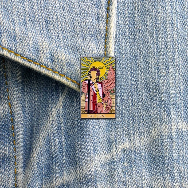 Креативная эмалированная булавка для моделирования значок вдохновения детской