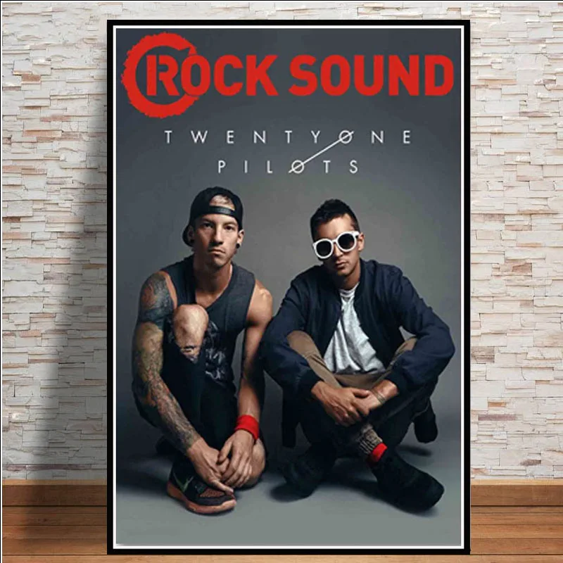 Хит продаж индивидуальный постер Twenty One Pilots Rock Music Band Постер со звездами настенное