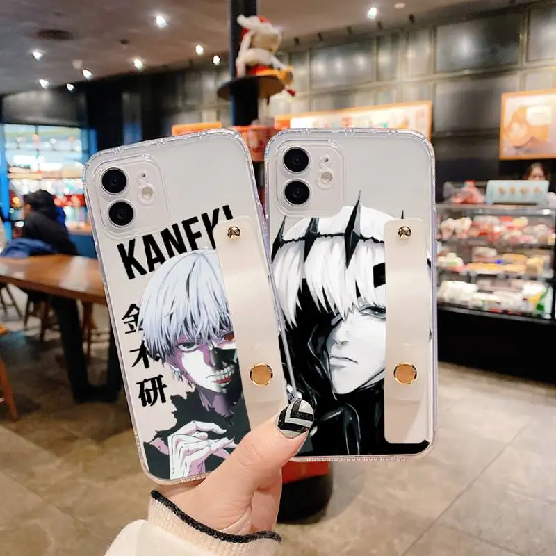 

Anime Tokyo Ghouls terror horror Phone Case for iPhone 11 12 pro mini 7 8 Plus X XS XR Max Cover Hand Band Cases Soft TPU