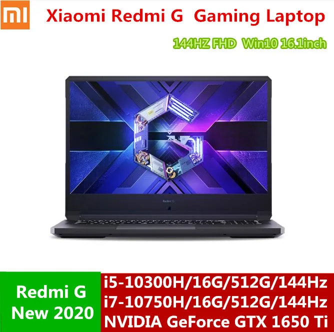 Игровой ноутбук Xiaomi Redmi G 16 1 дюйма графика GeForce процессор Intel Core i7/i5 10 го поколения