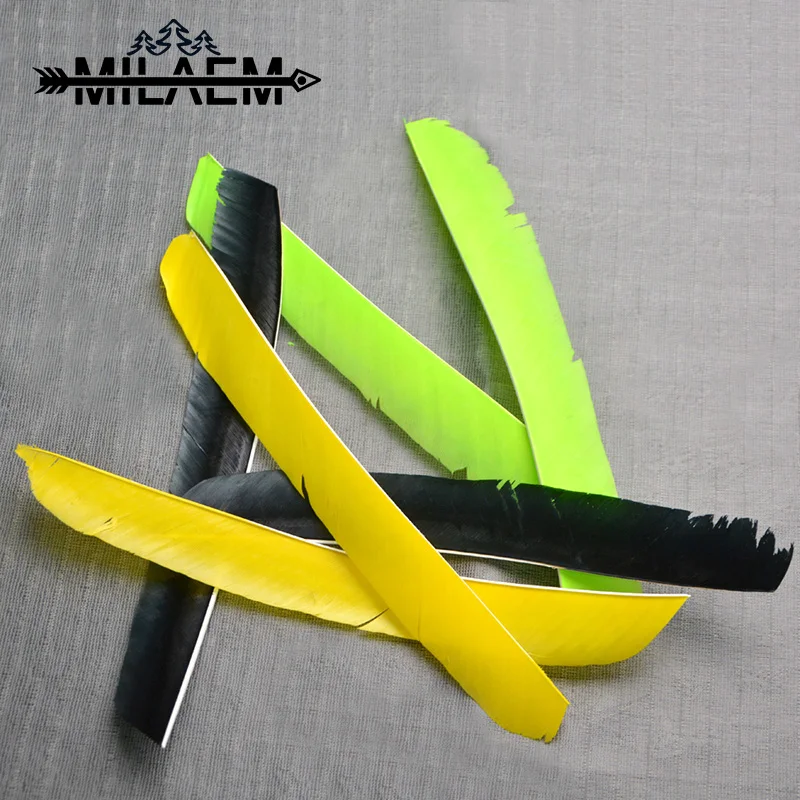 100 шт. стрельба из лука Сделай Сам перо индейки 26 29 см настоящая стрела Fletching