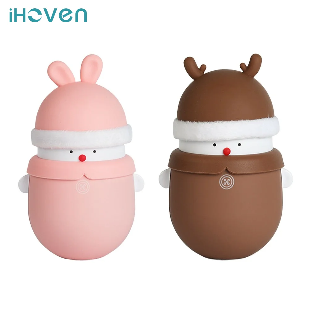 

iHoven Hand Warmer Rechargeable 6000mAh Double Sided Heating Portable Power Bank 2 in 1 Compact Pocket Heater for Outdoor Sports