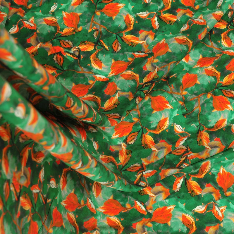 

140 cm stripe printed silk fabric meter 16 mm silk crepe de chine fabric digital inkjet dress crepe fabric wholesale silk cloth