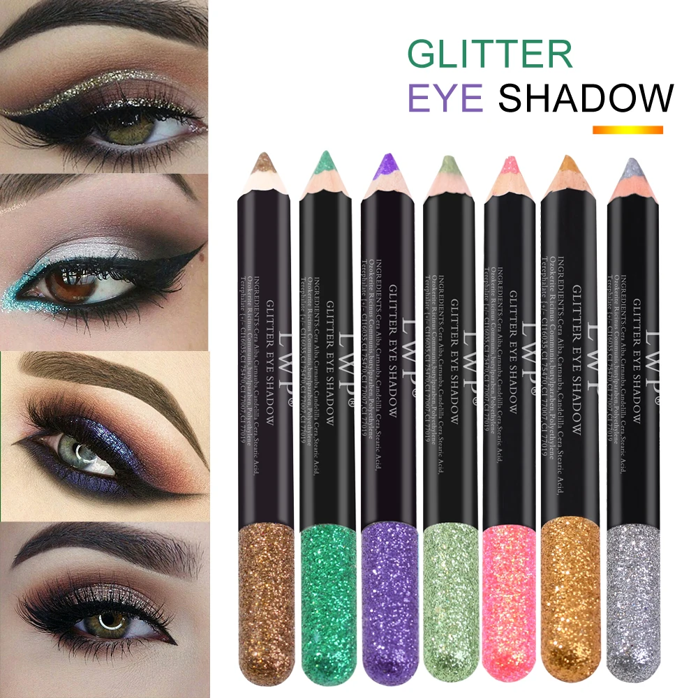 1 шт. водостойкая блестящая подводка для глаз карандаш цветной стойкий век