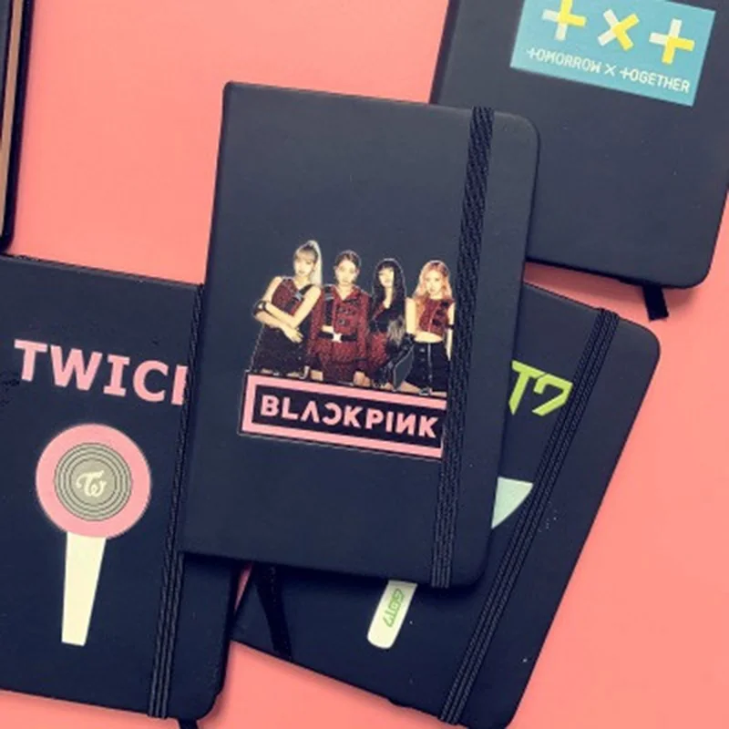 Seventeen IZONE Got7 BlackPink Twice TXT Ноутбук PU школьные принадлежности карманная Книга S. COUPS JUN JEONGHAN JISOO MOMO MINA