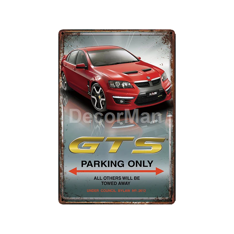 [DecorMan] Amecian Car Muscle металлический знак постер на заказ железные картины декор для