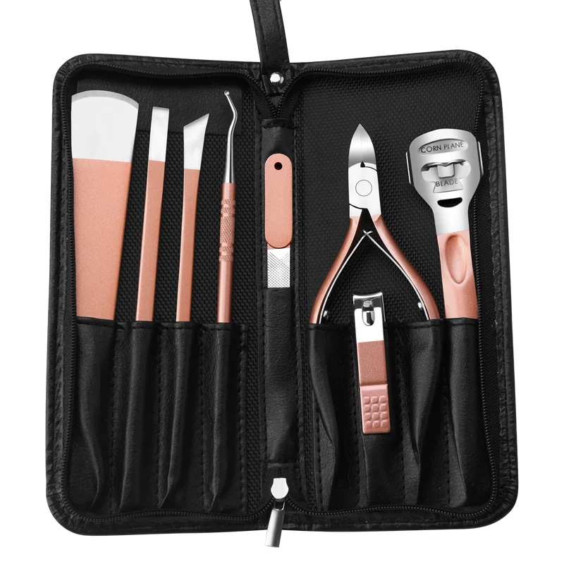 

Stainless Steel Pedicure Knife Set Plane Feet Tools Foot Cuticle Skin Callus Remover Professional Care Kit