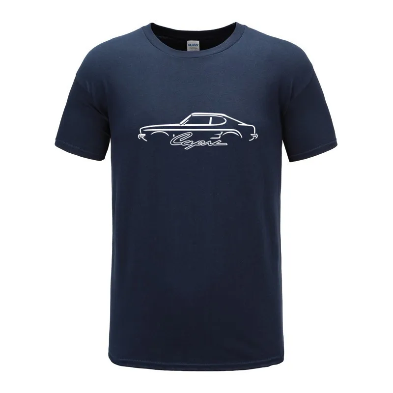 NEW   Cotton Men's T shirts Print  RETRO FORD CAPRI MK 1 INSPIRED CLASSIC CAR T-SHIRT Short Sleeve Size S-2XL
