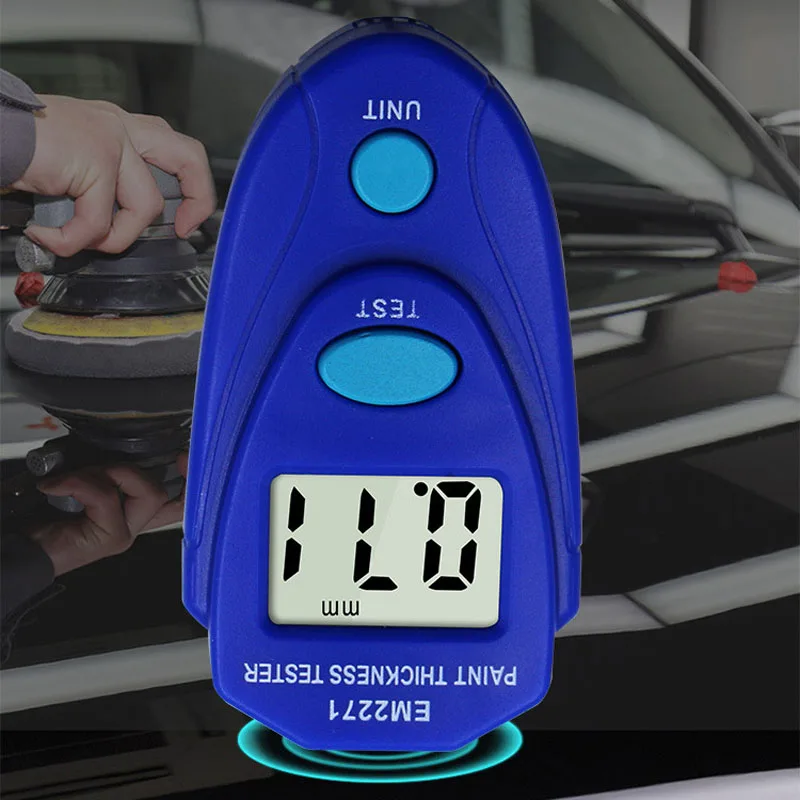 EM2271 толщиномер покрытие цифровой краски ing толщиномер s lcd Автомобильный держатель данных автомобильная краска тоньше лаковые покрытия
