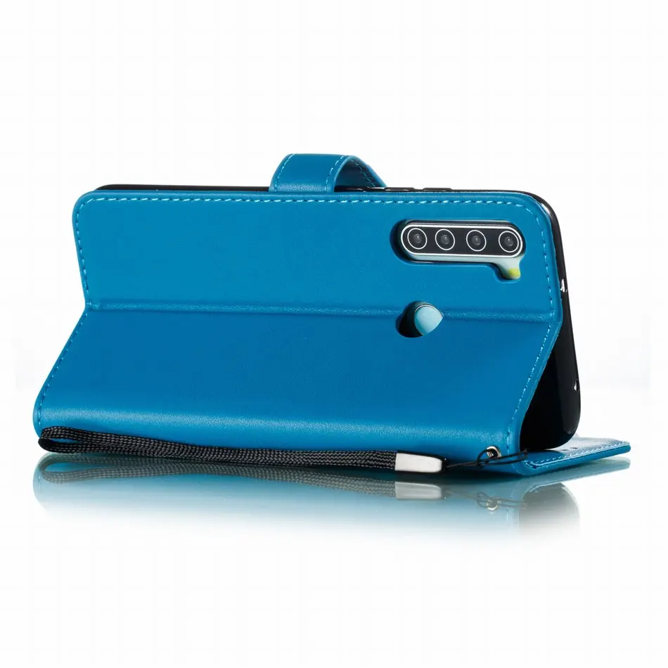 Карманы для карт Кожаный чехол-книжка телефона случай Redmi Примечание 4 4X Note 6 7 8 Pro