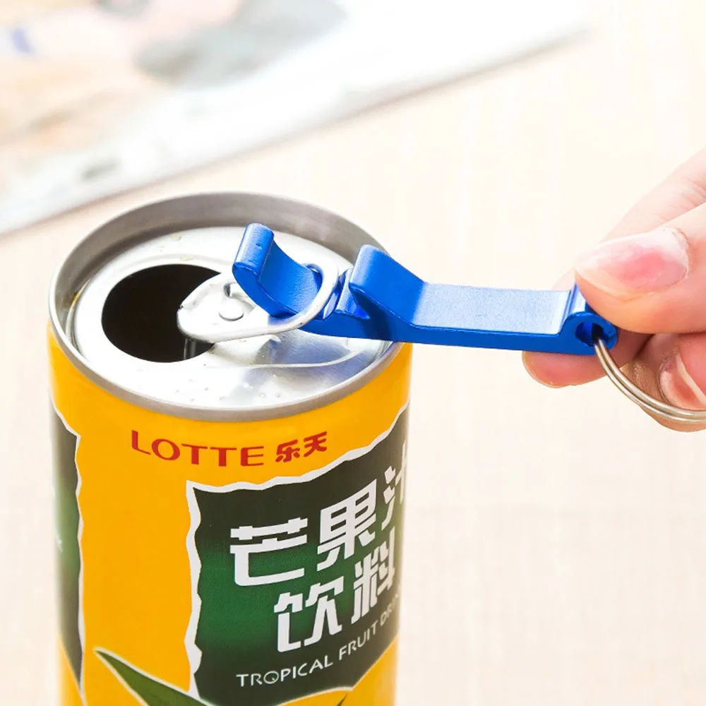 5Colors Bottle Opener Keychain 4 In 1 Pocket Aluminum Beer Can Personalized Logo Openers Wedding Favor Gifts Dropshipping | Дом и сад