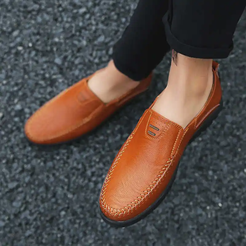 

Scape Men's Shoes Brands Hollow Italian Leather Man Shoe Baskets Casual Dress Men's Shoes Fitnes Autumn Sneakers For Men Tennis