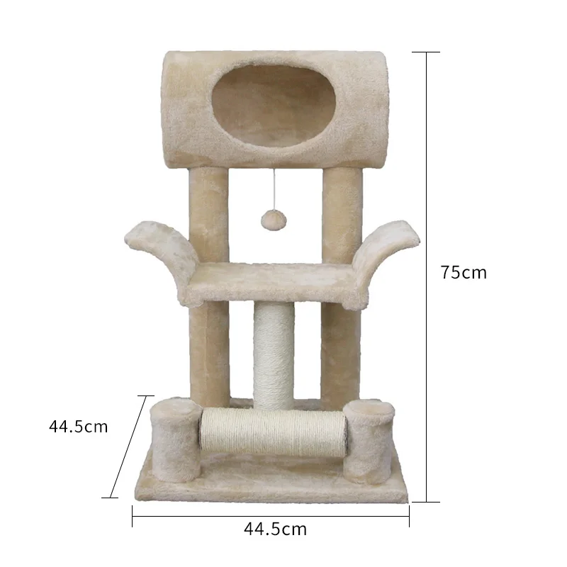 

Scratcher House Shelves Cat Scratching Mat Climbing Frame Cat Tree Wood Pet Stuff Furniture Kratzbaum Katzen Scratch Cat JJ60MZP