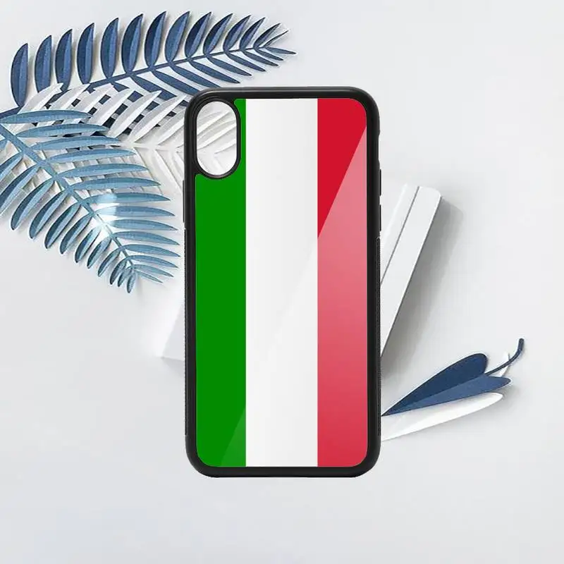 

Italy flag design pattern Art luxury Phone Case PC for iPhone 11 12 pro XS MAX 8 7 6 6S Plus X 5S SE 2020 XR