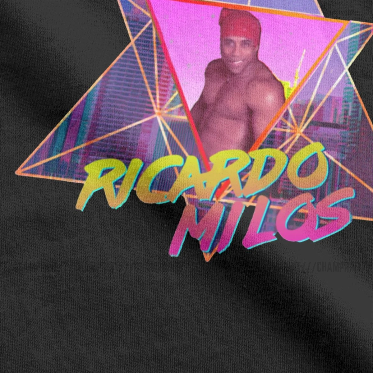 Новинка Ricardo Milos футболка Эстетическая Vaporwave Винтажная летняя Harajuku уличная