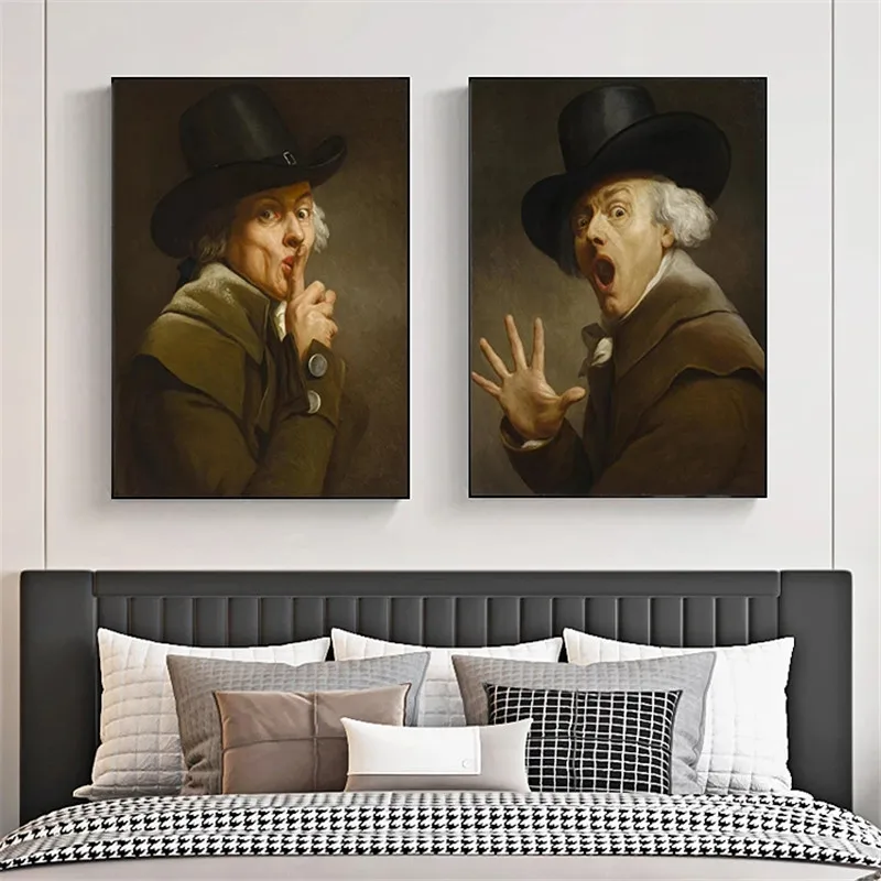 

Canvas Paintings of Famous Characters Making Antics, Art Photos of Printed Posters, Home Living Room Decoration Frameless