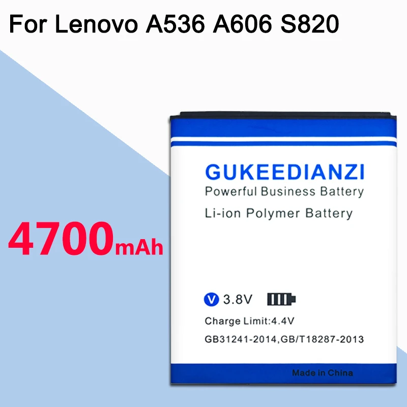 GUKEEDIANZI BL211 BL246 BL210 BL234 BL253 Батарея для lenovo P780 Z90 A536 A606 S820 A5000 A2010 литийионный Аккумулятор для Батарея - Цвет: BL210