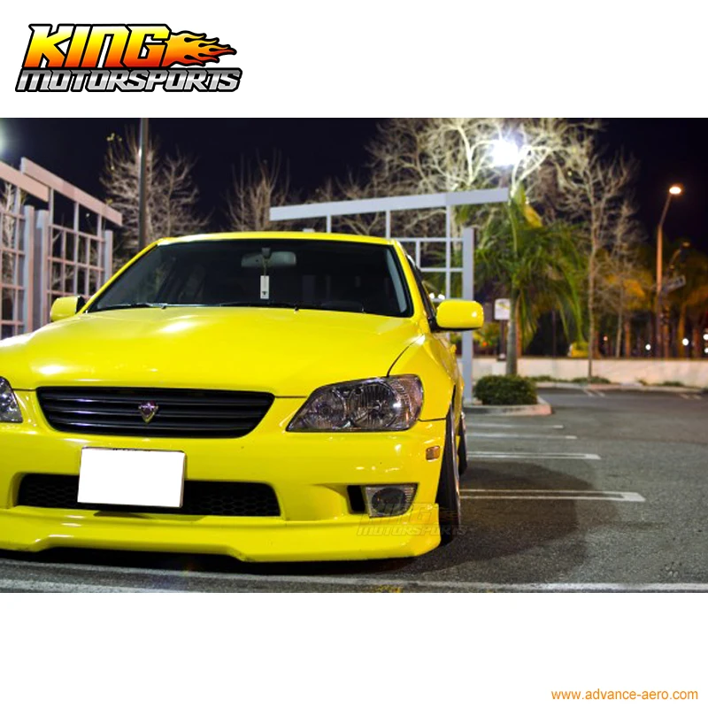 

Fit For 01-05 Lexus IS300 Sedan 4Dr GR Style Front Bumper Lip Spoiler - Urethane PU Global Free Shipping Worldwide