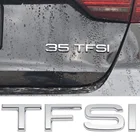 Наклейка на багажник для Audi TFSI A3 A6 A6L A8L, металлический логотип для Sline A5 A8 C7 B7 B8 SQ5 S5 RS4 Q3 RS7 RS8 S8, автомобильный Стайлинг
