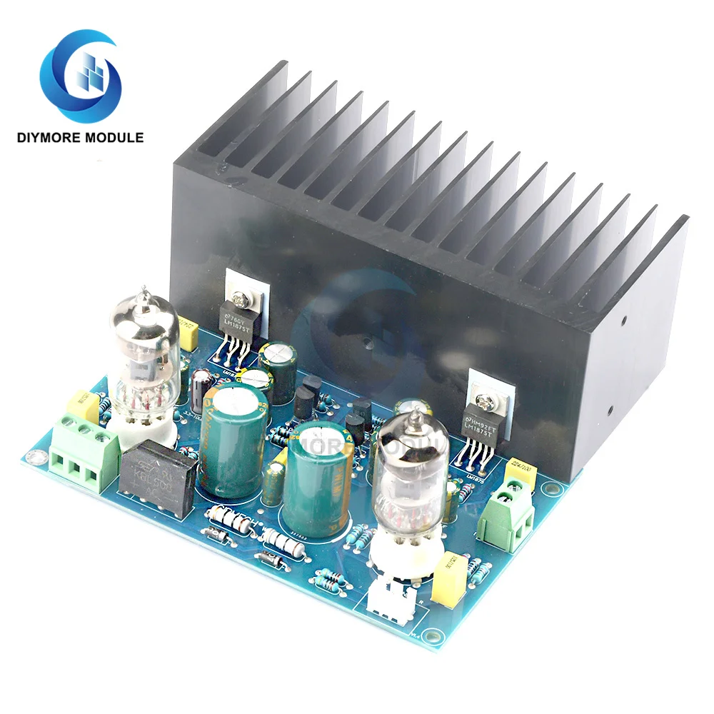 Vacuum Tube Amplifier Board 25W 6J1+LM1875 Electronic Valve Amplifiers AC18v DIY Kit Finished Prodcut For Preamp | Электронные