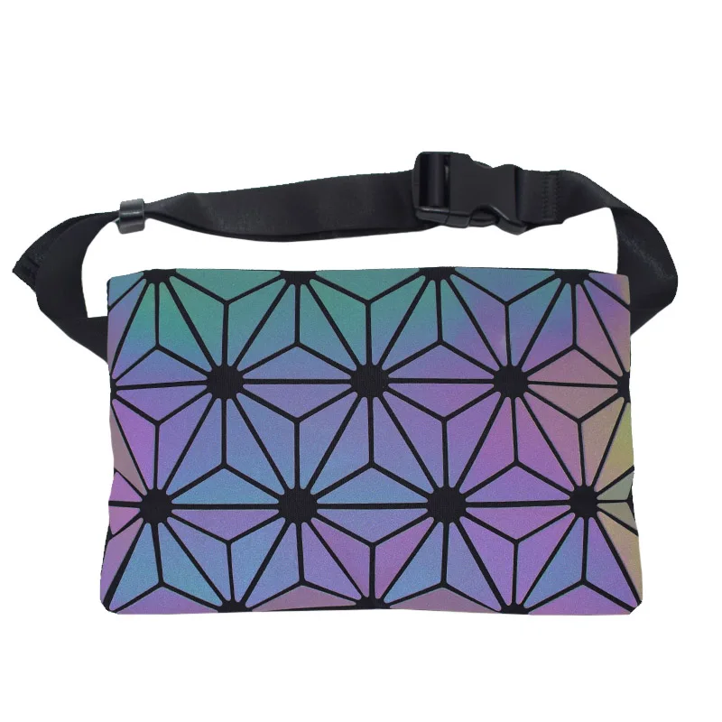 Светящиеся женские поясные сумки голографическая поясная сумочка Женская сумка