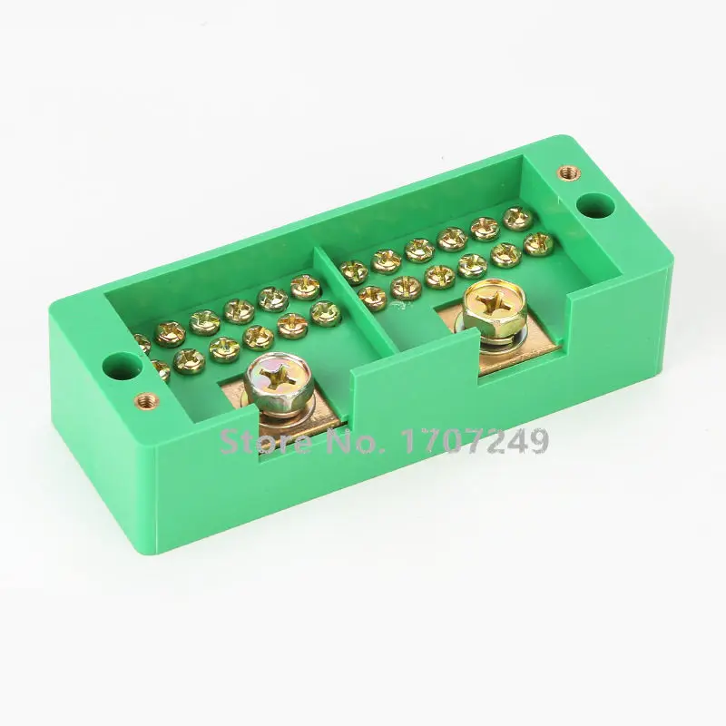 Однофазный 2 в 12 Out 660V распределительная коробка быстрое подключение Клеммная