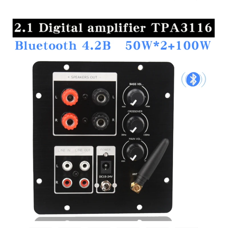 Сабвуфер Speaker s 2 1 усилитель колонки BoardAudio 60 Вт Sub AMP с независимым выходом 2.0 |
