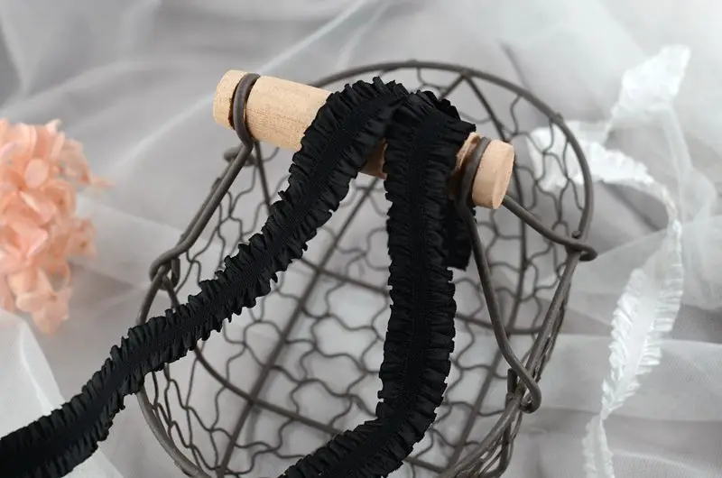 Высококачественное корейское Плиссированное кружево 3 м обрезка грибка