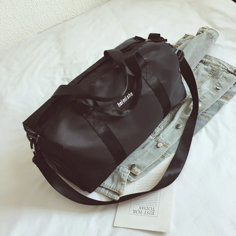 

Large-capacity travel bag gym training bag with shoes yoga bag wet and dry swimming pool bag