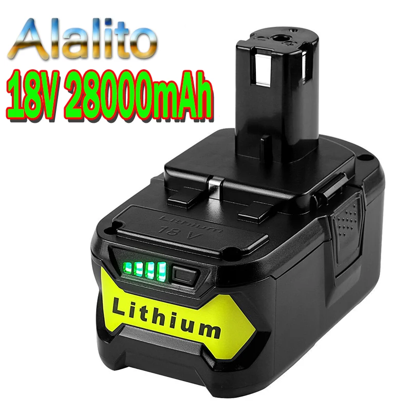 Литий ионный аккумулятор высокой емкости 18 в 28000 мАч для Ryobi Hot P108 RB18L40