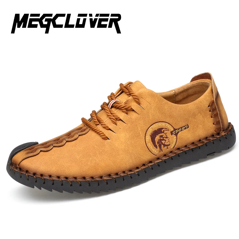 Обувь из натуральной кожи дышащие удобные лоферы для бега обувь вождения Легкие