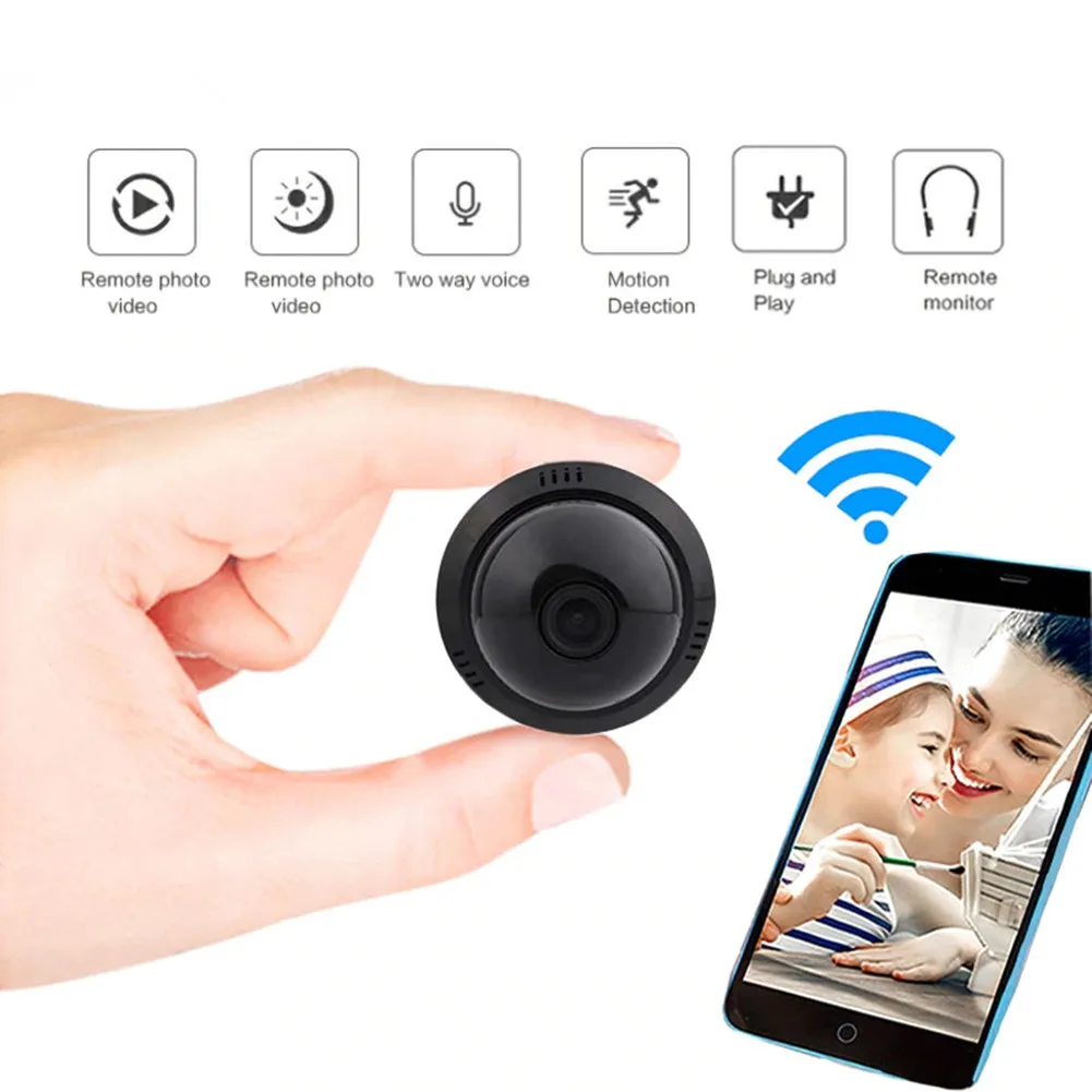 IP камера для домашней системы безопасности 1080P двустороннее аудио Беспроводная