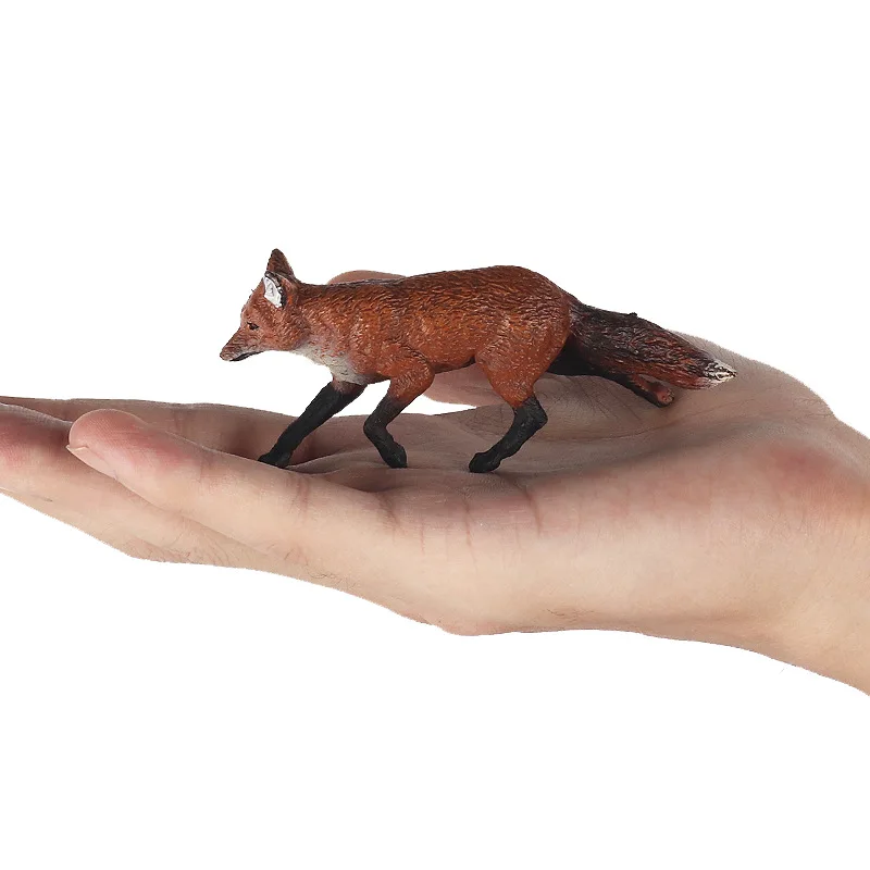 Фигурки диких животных фигурки Детские когнитивные игрушки манед волк шакал