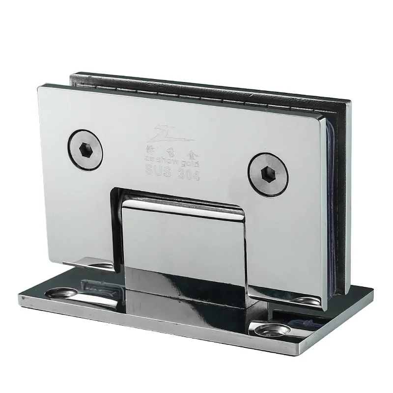 

Glass Door Bathroom Clamp Shower Room Door Holder Glass Hinge Stainless Steel Bathroom Hardware Accessories Glass Hinge