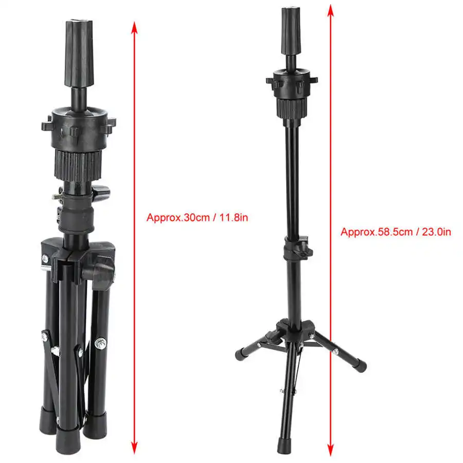 Регулируемый штатив для манекена вращающаяся подставка парика обучения