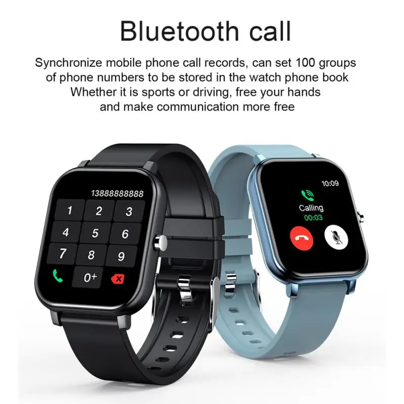 

Смарт-часы Y30 с Bluetooth, пульсометром и тонометром, 1,54 дюйма