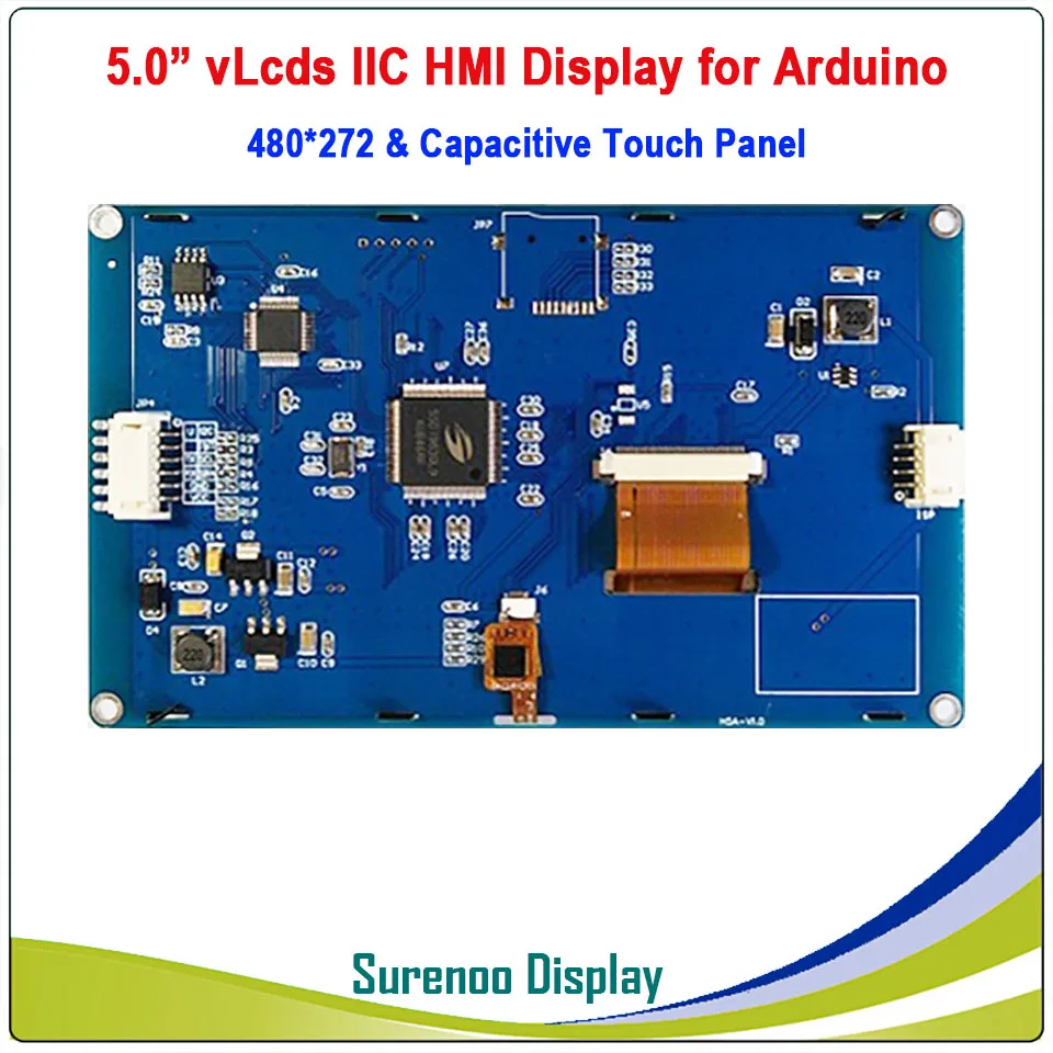 5," 480*272 серийный igc IIC v lcd s HMI умный TFT ЖК-модуль дисплей емкостный сенсорный панель для Arduino