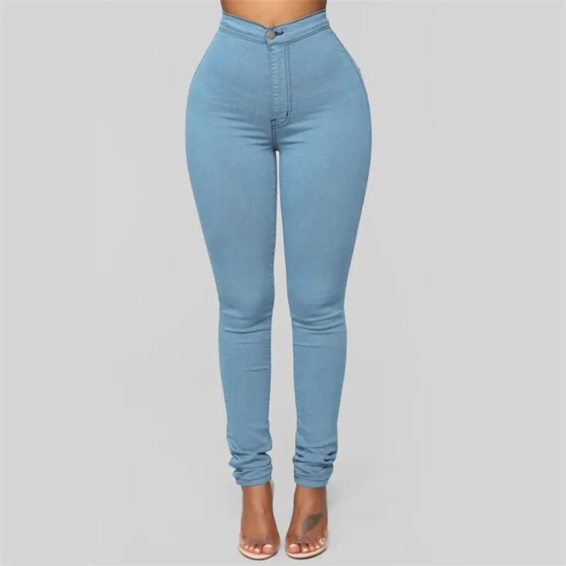 

Брюки Женские однотонные на молнии, повседневные Модные Узкие Стрейчевые брюки с завышенной талией, размеры 3XL