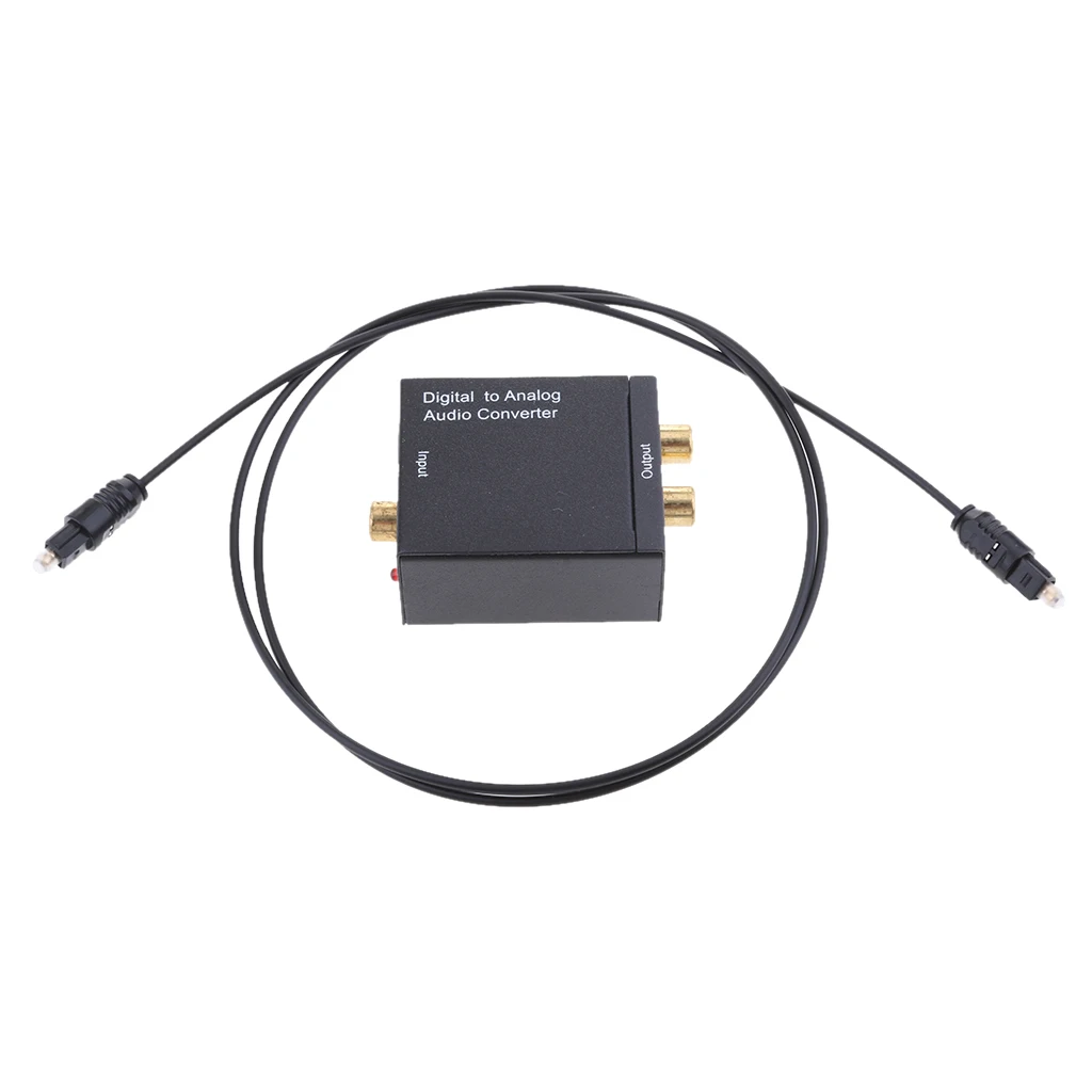 Цифро аналоговый аудио конвертер оптический коаксиальный Toslink SPDIF к RCA R/L +