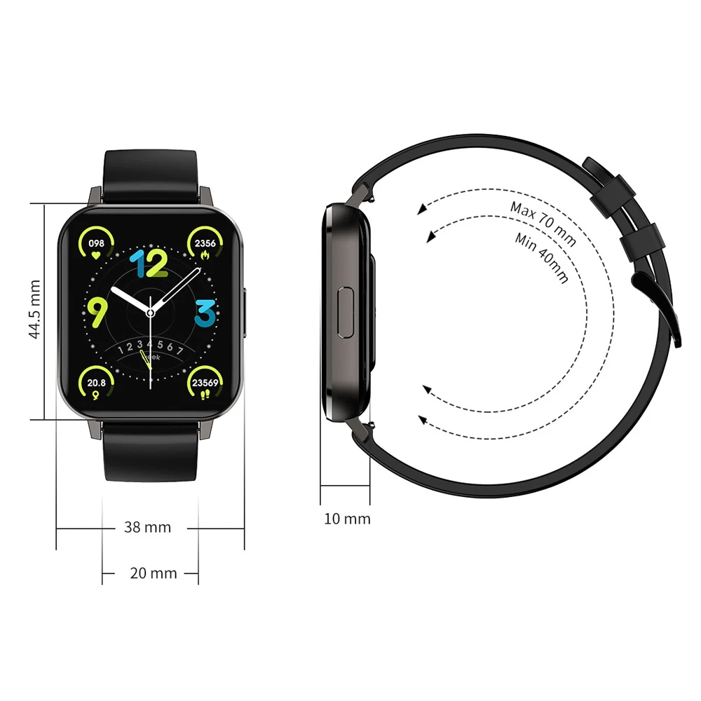 

Smart Watch Women 2020 Waterproof 1.78inch Colorful Screen ECG Heart Rate Sleep Monitor SmartWatch for Android IOS Sport Watch
