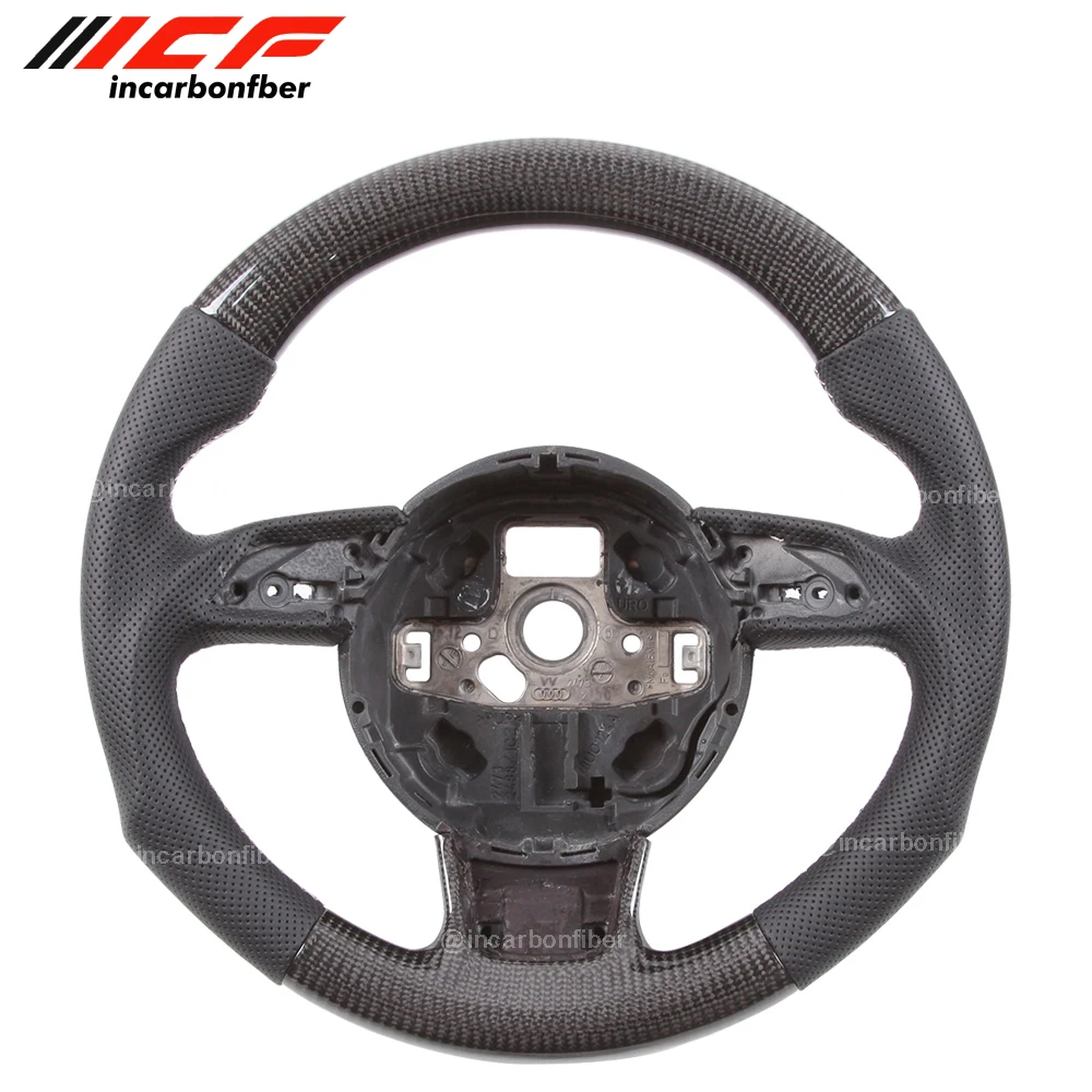 

Carbon Fiber Steering Wheel for Audi S line A8 S8 D4 A6 S6 A7 S7 RS6 RS7