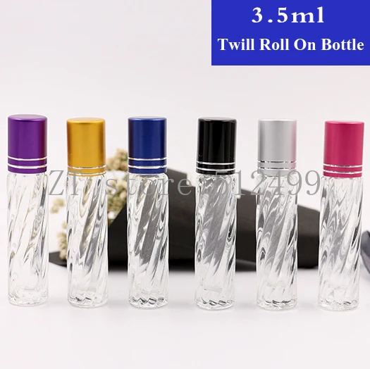 

10/20/30/50/80 шт./лот 3,5 мл саржевое стекло в рулонах на роликах для эфирных масел многоразовый контейнер для парфюма и дезодорирования