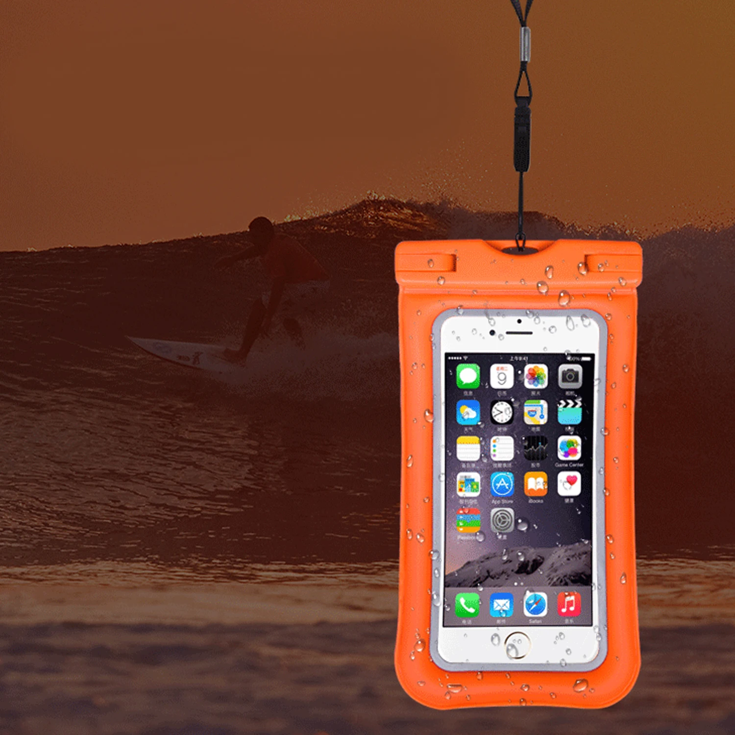 Besegad IPX8 водонепроницаемый плавательный чехол для телефона сумка iPhone X 8 7 Plus Samsung