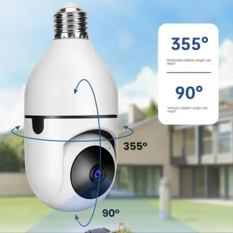 Умная IP-камера для системы видеонаблюдения E27 2 Мп 1080P Wi-Fi | Безопасность и защита