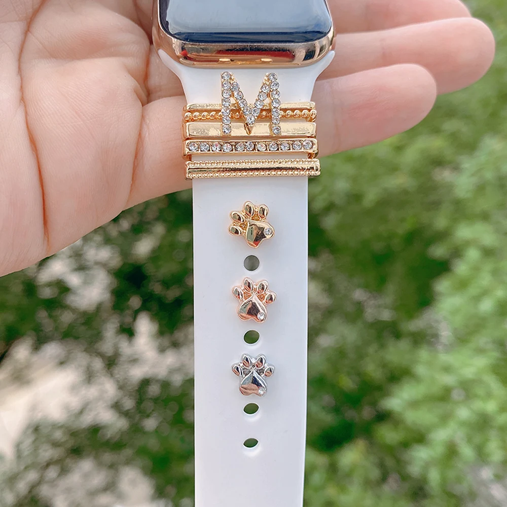 Подвески декоративное кольцо для Apple Watch ремешок силиконовый креативные