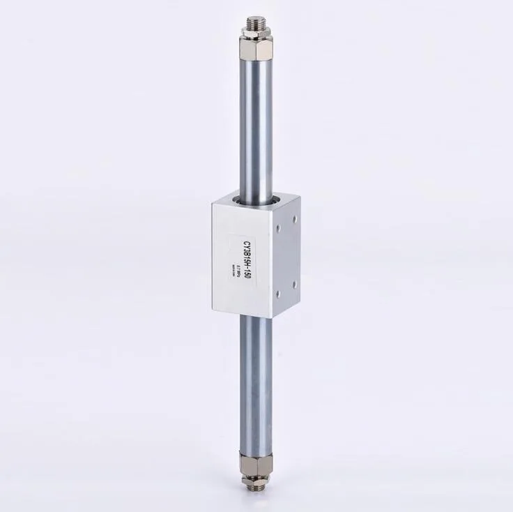 

Bore 6/10/15/20/25/32/40/50/63mm stroke 50-1000mm CY1B series Magnetically Coupled double acting pneumatic rodless cylinder