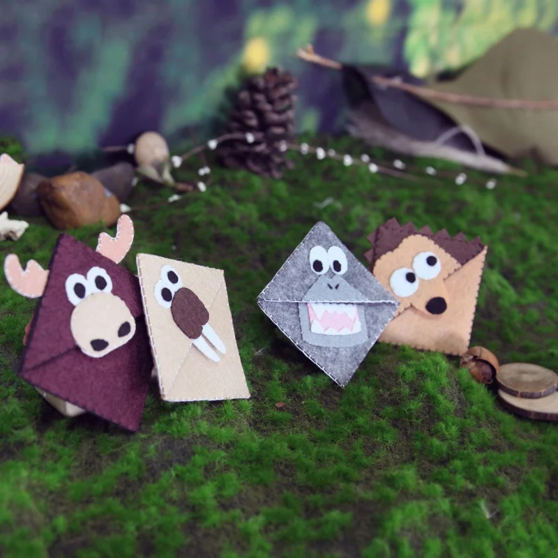 Набор ручной работы для рукоделия войлочные горки набор визиток Рождественский