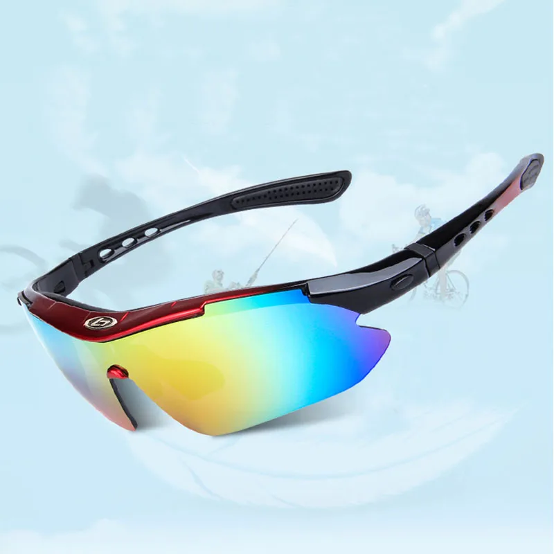 Разноцветный велосипед очки поляризованные солнцезащитные унисекс