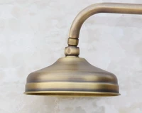antique round shower head brass water rains with shower bathroom set top spray nsh022