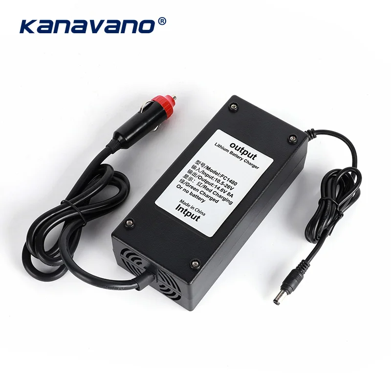 14 6v 8a lifepo4 charger 12v 8a lithium iron phosphate battery charger 14 4v battery smart charger for car charger free global shipping